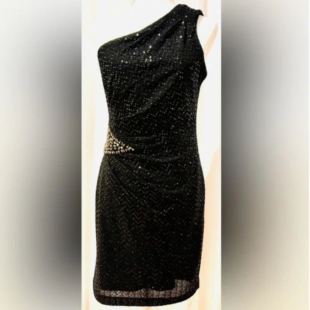Jackie Jon New York One-Shoulder Cocktail Dress, Y2K Vibes, New Year’s Eve